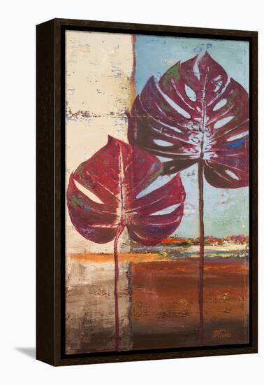 Red Leaves II-Patricia Pinto-Framed Stretched Canvas