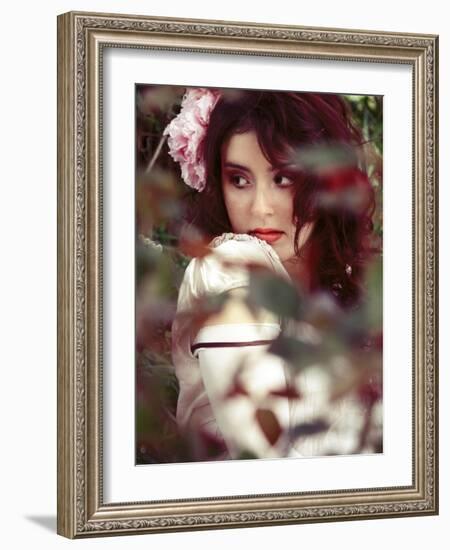 Red Leaves-Clarissa Costa-Framed Photographic Print