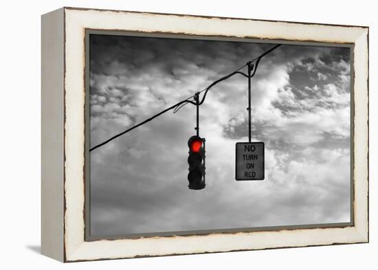 Red Light-null-Framed Stretched Canvas