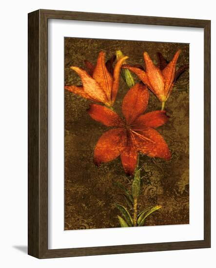 Red Lilies-John Seba-Framed Art Print