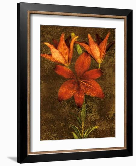 Red Lilies-John Seba-Framed Art Print