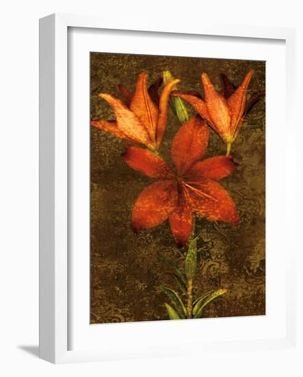 Red Lilies-John Seba-Framed Art Print