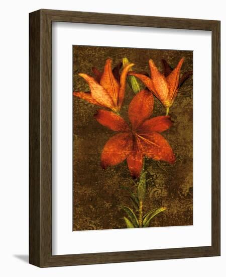 Red Lilies-John Seba-Framed Premium Giclee Print