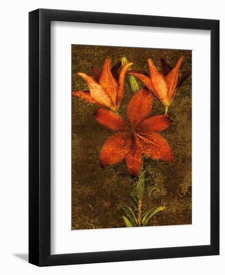 Red Lilies-John Seba-Framed Premium Giclee Print