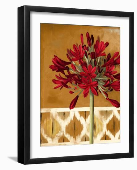 Red Lily of the Nile I-Patricia Pinto-Framed Art Print