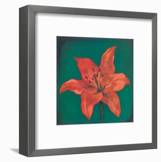 Red Lily-Urpina-Framed Art Print