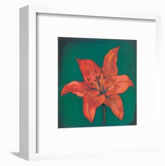 Red Lily-Urpina-Framed Art Print