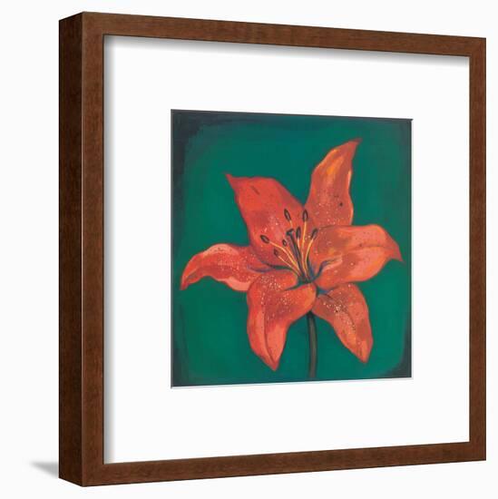 Red Lily-Urpina-Framed Art Print