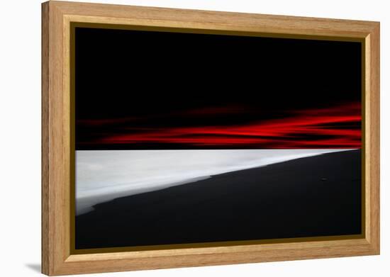 Red Lines-Philippe Sainte-Laudy-Framed Premier Image Canvas