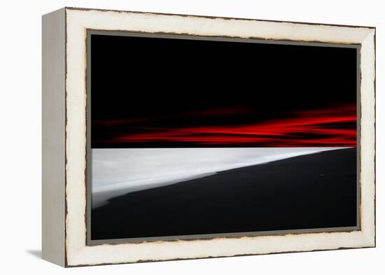 Red Lines-Philippe Sainte-Laudy-Framed Premier Image Canvas