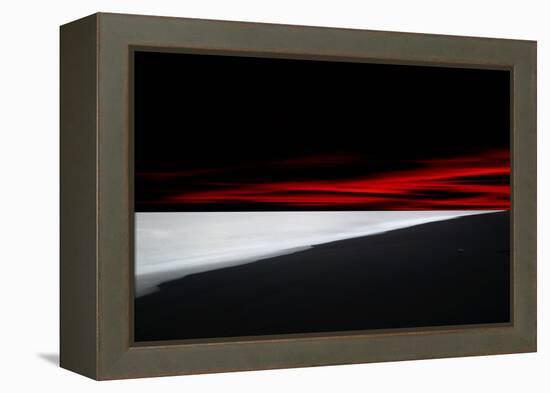 Red Lines-Philippe Sainte-Laudy-Framed Premier Image Canvas