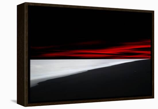 Red Lines-Philippe Sainte-Laudy-Framed Premier Image Canvas