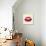 Red Lips Made of Small Triangles, Pixels-JustMarie-Art Print displayed on a wall