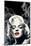 Red Lips Marilyn in Smoke-Chris Consani-Mounted Art Print