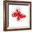 Red Liquid Floral Three-Jan Weiss-Framed Art Print