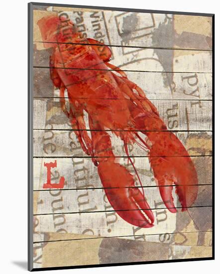 Red Lobster I-Irena Orlov-Mounted Art Print