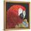 Red Macaw Parrot-Kirstie Adamson-Framed Premier Image Canvas