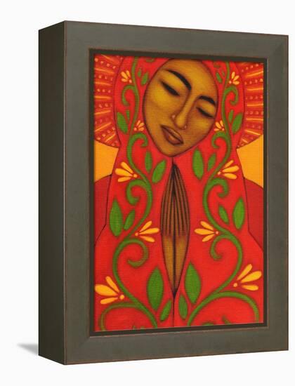 Red Madonna-Tamara Adams-Framed Stretched Canvas