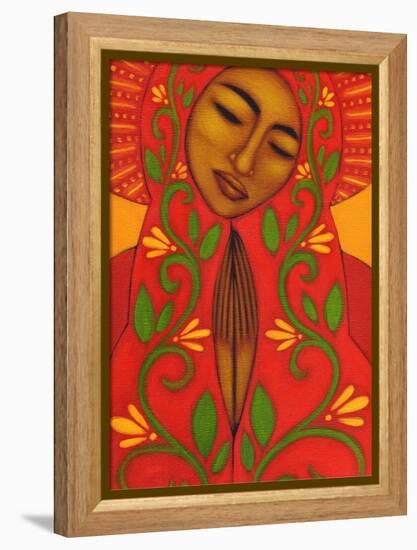 Red Madonna-Tamara Adams-Framed Stretched Canvas