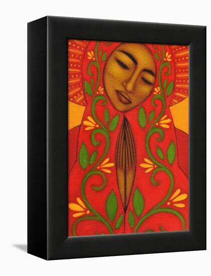 Red Madonna-Tamara Adams-Framed Stretched Canvas