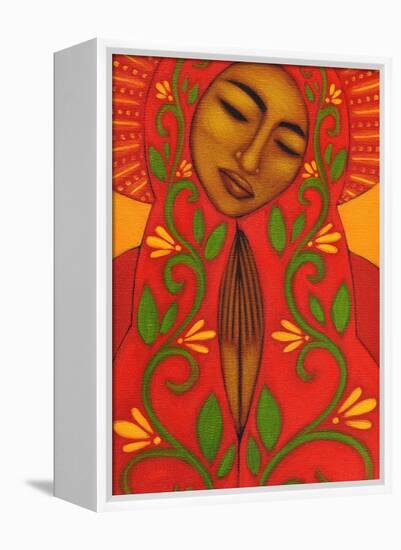 Red Madonna-Tamara Adams-Framed Stretched Canvas