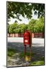 Red Mailbox, Copenhagen, Denmark, Scandinavia-Axel Schmies-Mounted Photographic Print