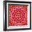 Red Mandala-AGCuesta-Framed Art Print