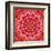 Red Mandala-AGCuesta-Framed Art Print