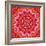 Red Mandala-AGCuesta-Framed Art Print