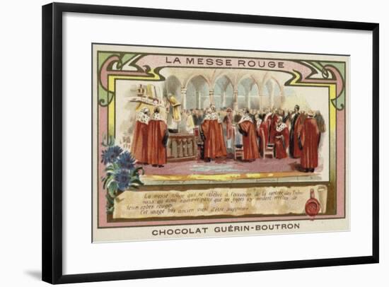 Red Mass-null-Framed Giclee Print