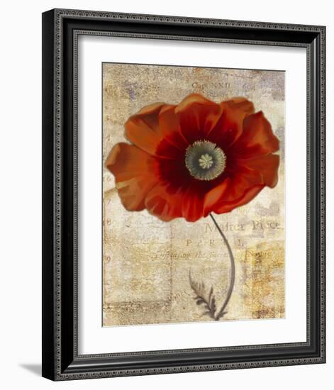 Red Masterpiece II-Louise Montillio-Framed Art Print