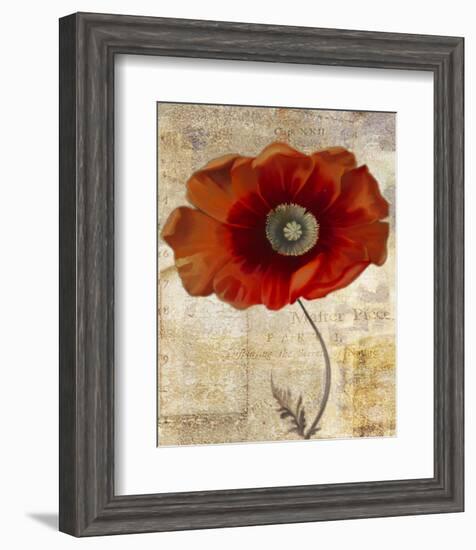 Red Masterpiece II-Louise Montillio-Framed Art Print