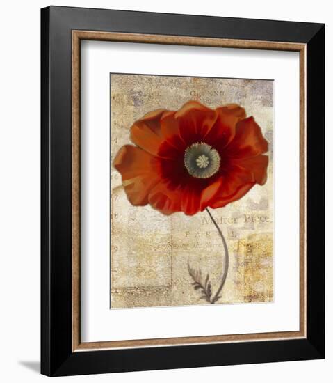 Red Masterpiece II-Louise Montillio-Framed Art Print