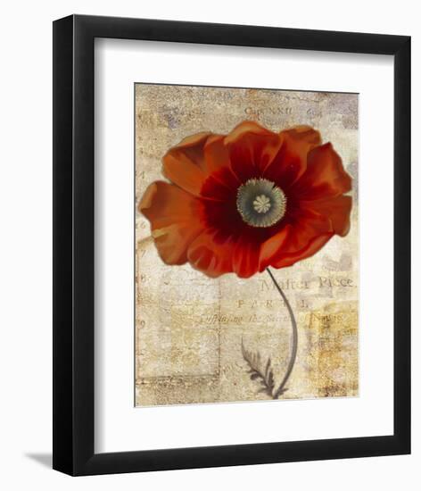 Red Masterpiece II-Louise Montillio-Framed Art Print