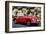 Red MG front side View-null-Framed Art Print