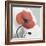 Red Moment Poppy 1-Albert Koetsier-Framed Art Print