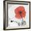 Red Moment Poppy 2-Albert Koetsier-Framed Art Print