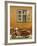 Red Moped, Sighisoara, Transylvania, Romania-Russell Young-Framed Photographic Print