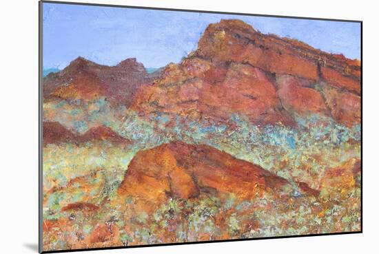 Red Mountain-Margaret Coxall-Mounted Giclee Print