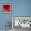 Red night of resonance-Hyunah Kim-Framed Art Print displayed on a wall