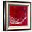 Red night of resonance-Hyunah Kim-Framed Art Print