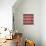 Red Nordic Sweater I-Artique Studio-Art Print displayed on a wall