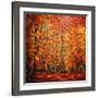 Red November-Philippe Sainte-Laudy-Framed Photographic Print