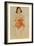 Red Nude, Pregnant, 1910-Egon Schiele-Framed Giclee Print