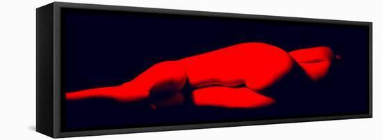 Red Nude Rear View-Ade Groom-Framed Premier Image Canvas