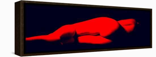 Red Nude Rear View-Ade Groom-Framed Premier Image Canvas