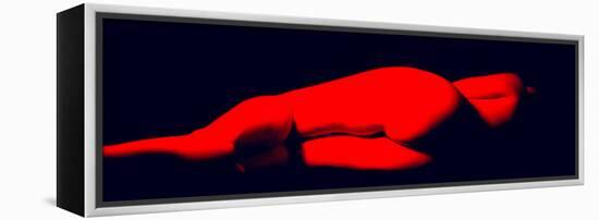 Red Nude Rear View-Ade Groom-Framed Premier Image Canvas