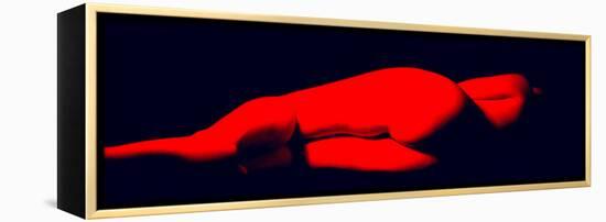 Red Nude Rear View-Ade Groom-Framed Premier Image Canvas