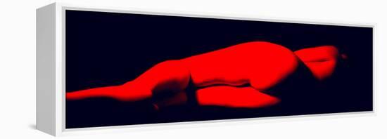 Red Nude Rear View-Ade Groom-Framed Premier Image Canvas