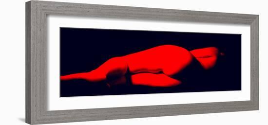 Red Nude Rear View-Ade Groom-Framed Photographic Print